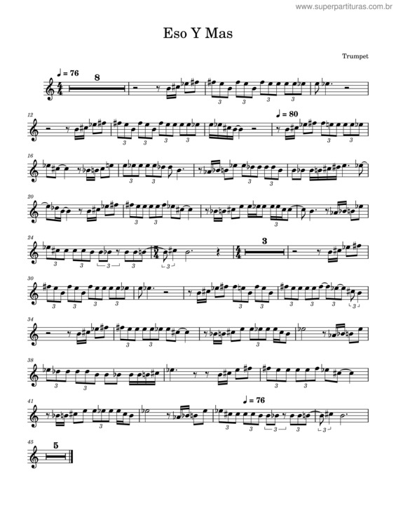 Partitura da música Eso Y Mas – Joan Sebastian Eso Y Mas