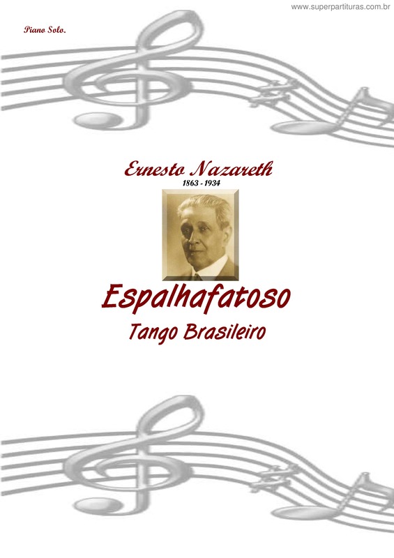 Partitura da música Espalhafatoso v.5