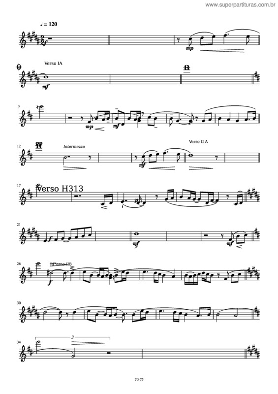 Partitura da música Espirito Santo v.12