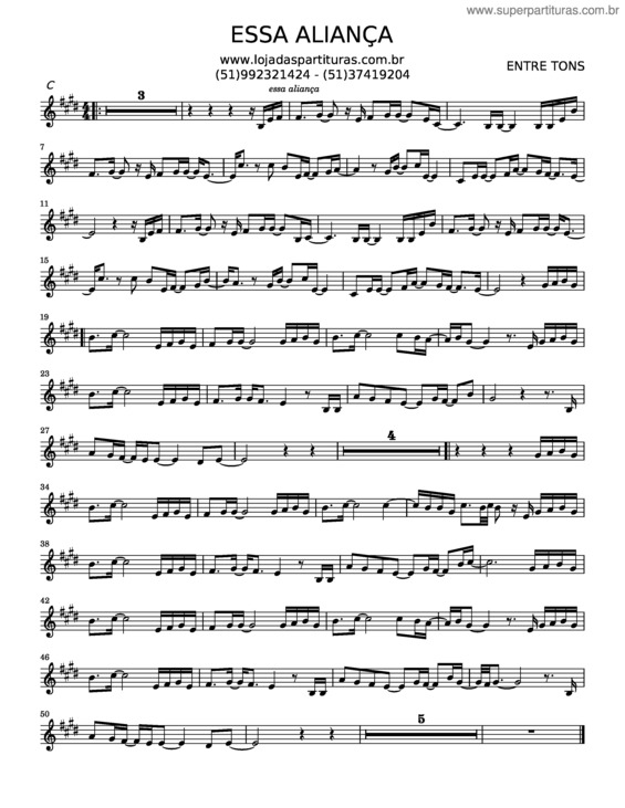 Partitura da música Essa Aliança – Rafael Morel v.4