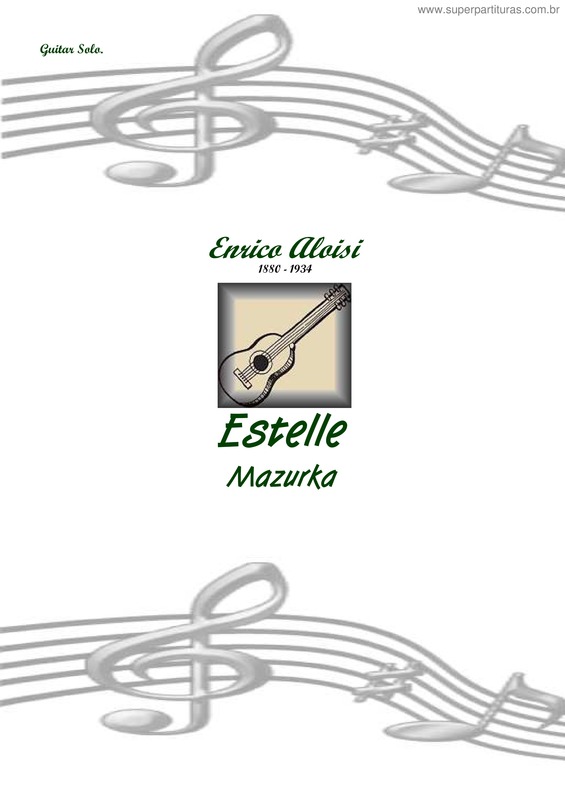 Partitura da música Estelle v.2