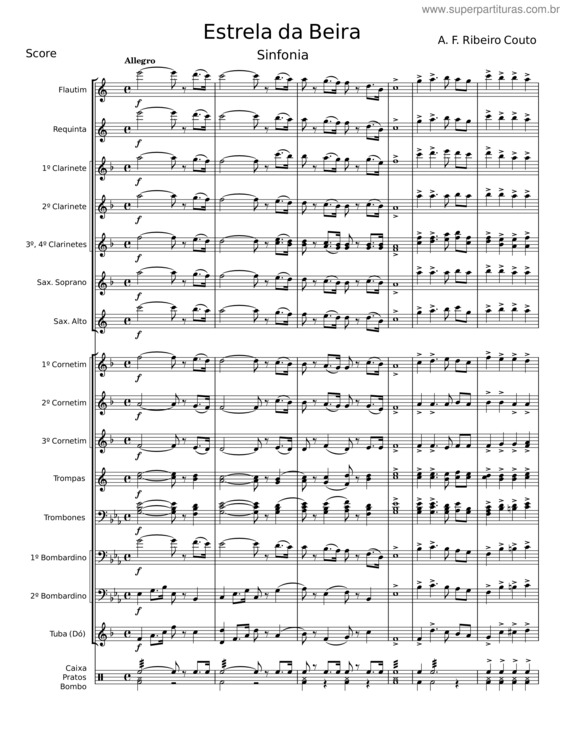 Partitura da música Estrela Da Beira