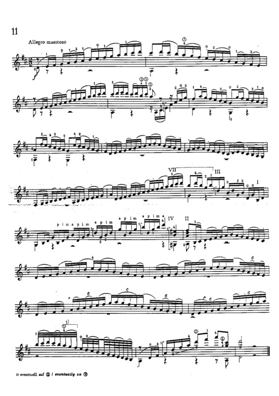 Partitura da música Estudo 11 Op 48