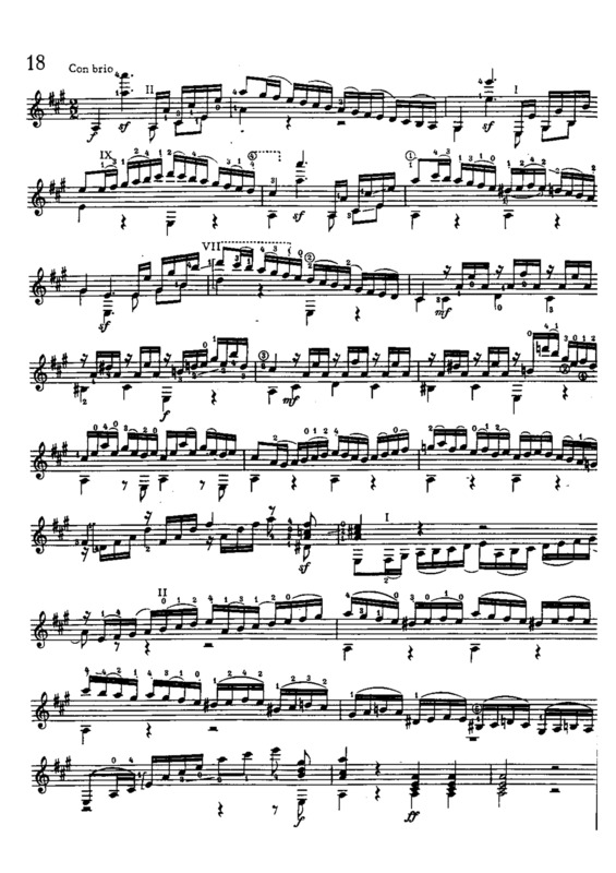 Partitura da música Estudo 18 Op 48