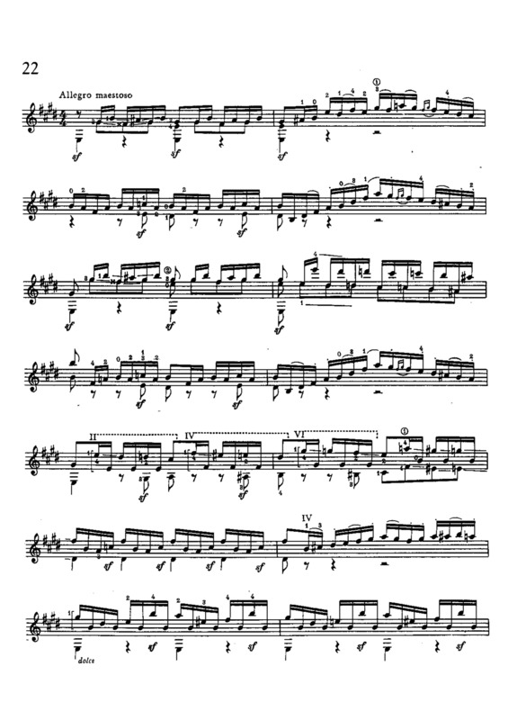 Partitura da música Estudo 22 Op 48