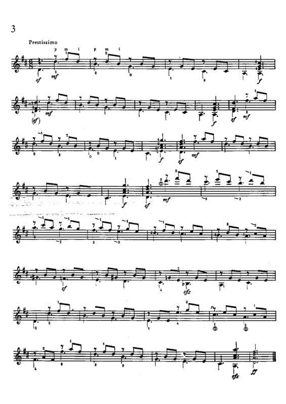 Partitura da música Estudo 3 Op 48