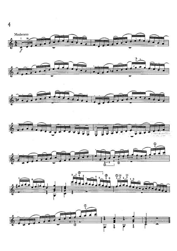 Partitura da música Estudo 4 Op 48