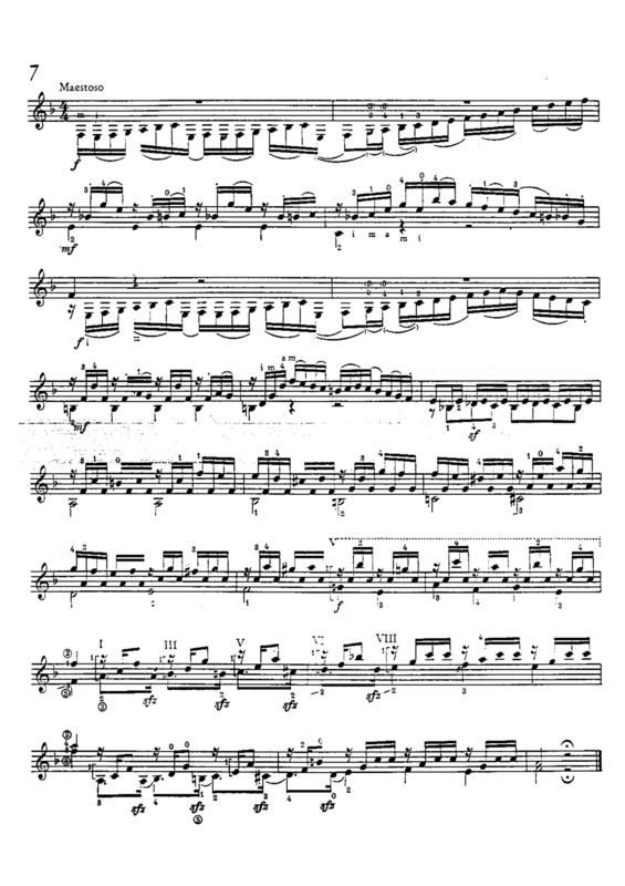 Partitura da música Estudo 7 Op 48