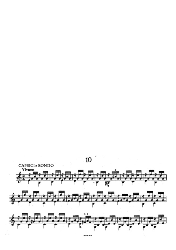 Partitura da música Estudos Op 100 Nr 10