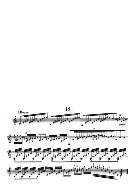 Partitura da música Estudos Op 100 Nr 18