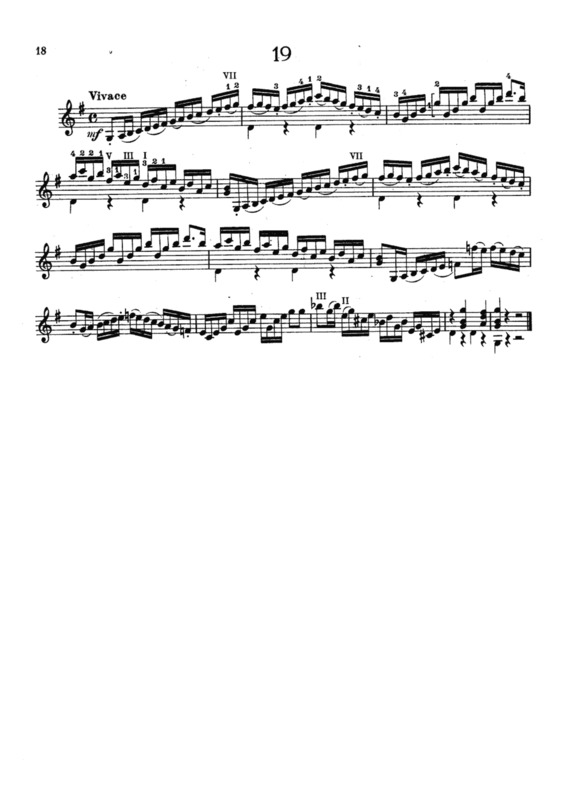 Partitura da música Estudos Op 100 Nr 19