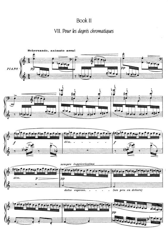 Partitura da música Etudes for Piano