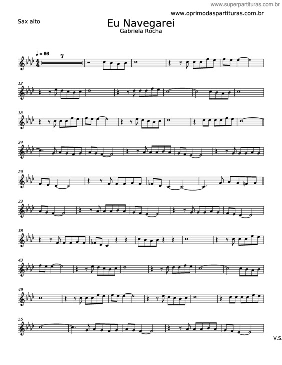 Partitura da música Eu Navegarei – Hino Da Harpa Cristã v.3