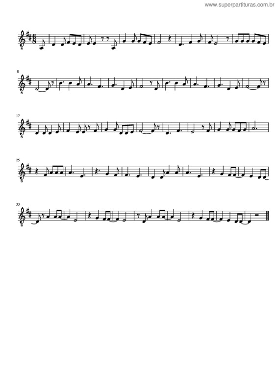 Partitura da música Eu Sou Livre v.2