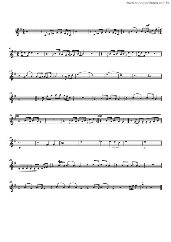 Partitura da música Eu Te Amo – Paulo Euteamo