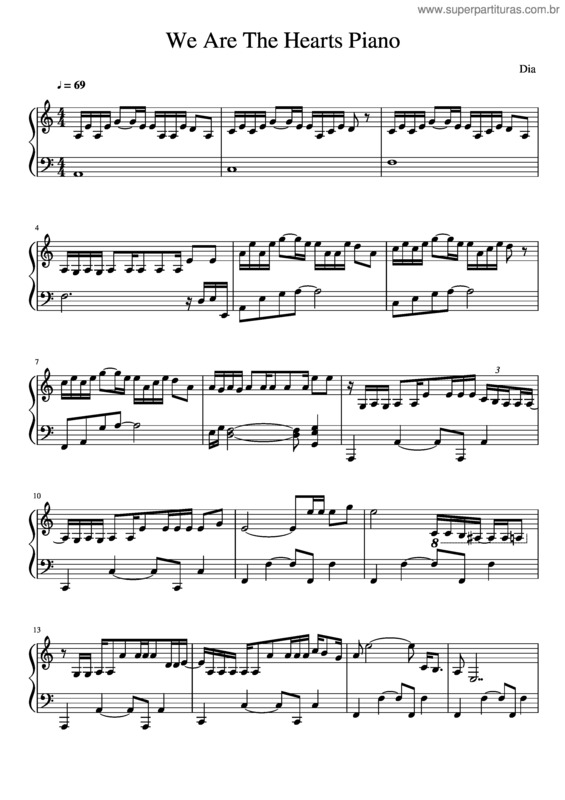 Partitura da música Exgf