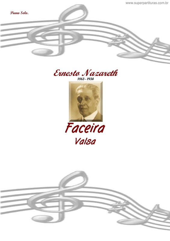 Partitura da música Faceira v.7