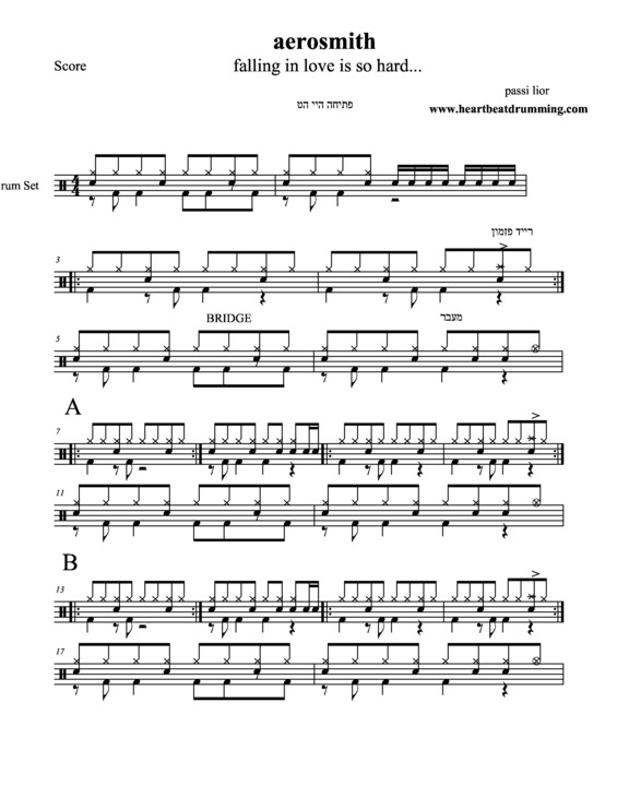 Partitura da música Falling in Love