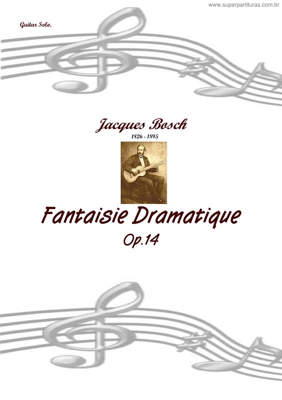 Partitura da música Fantaisie Dramatique