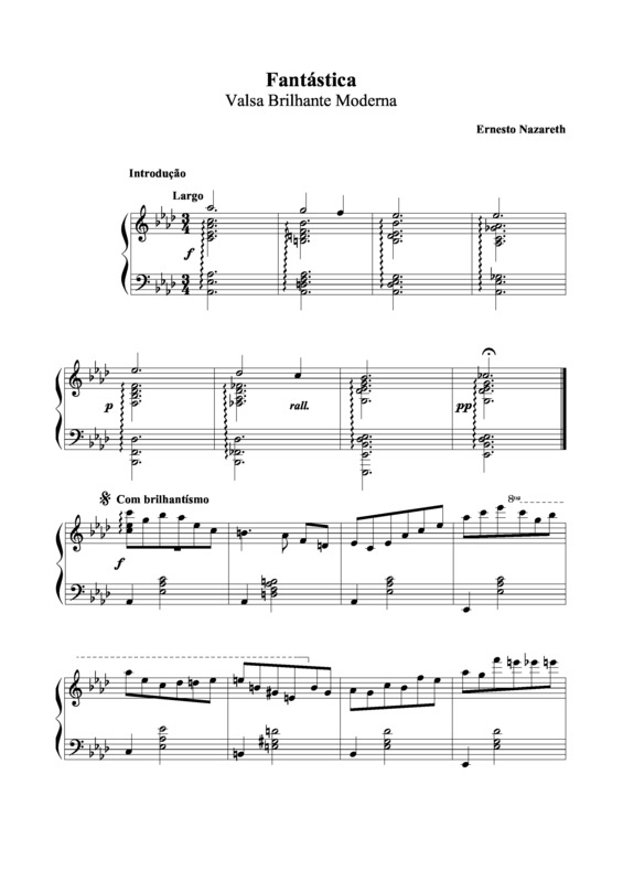 Partitura da música Fantástica v.6