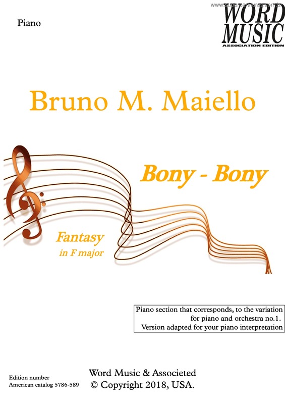 Partitura da música Fantasy in Fa Major (Bony-Bony)