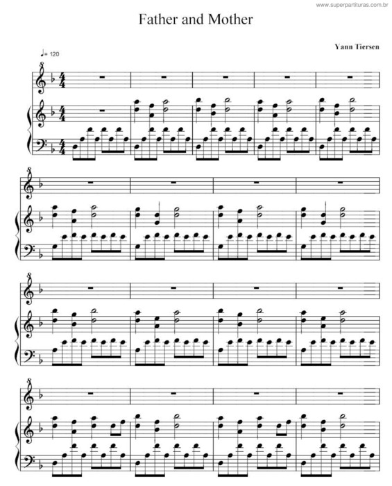 Partitura da música Father And Mother v.2