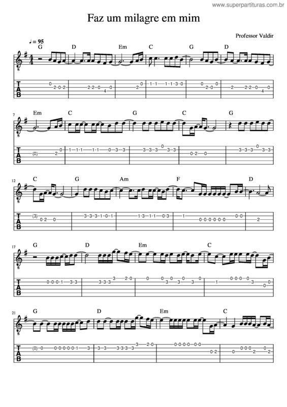 Partitura da música Faz_Um_Milagre_Em_Mim