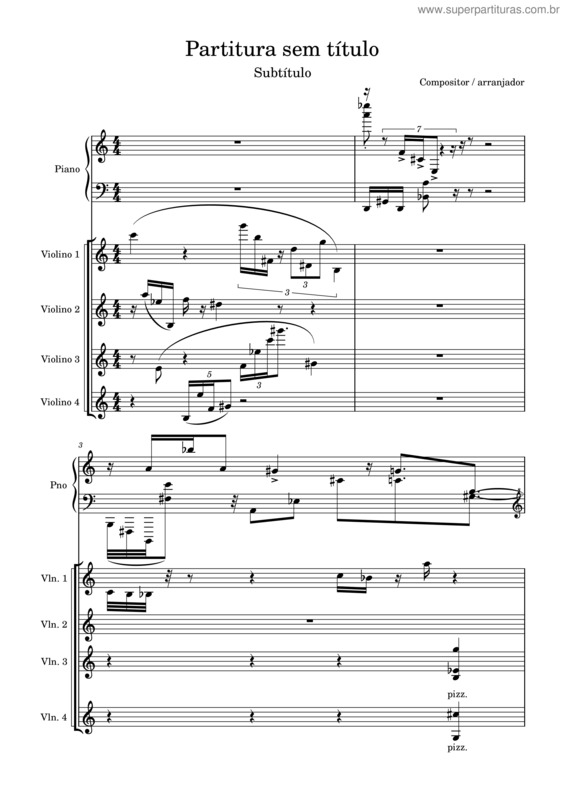 Partitura da música Fd