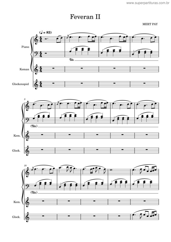 Partitura da música Feveran Ii
