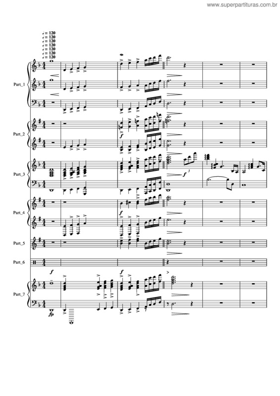 Partitura da música Ff Nao