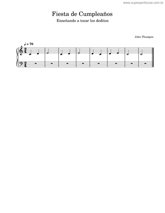 Partitura da música Fiesta De Cumpleaños v.4