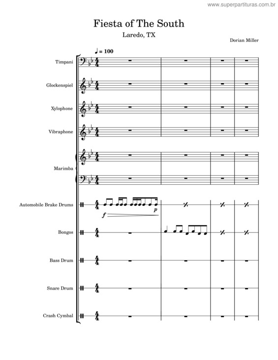 Partitura da música Fiesta Of The South v.2