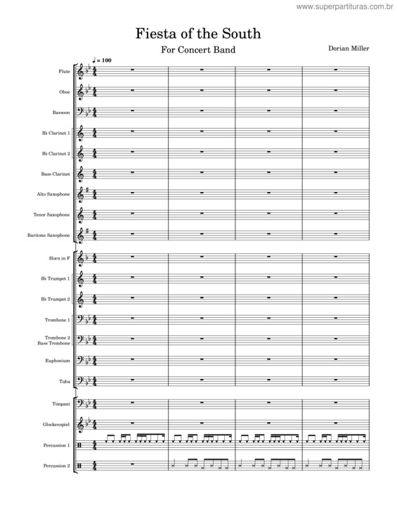 Partitura da música Fiesta Of The South
