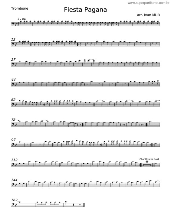 Partitura da música Fiesta Pagana v.19