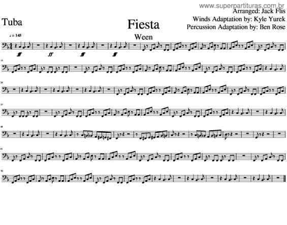 Partitura da música Fiesta v.11