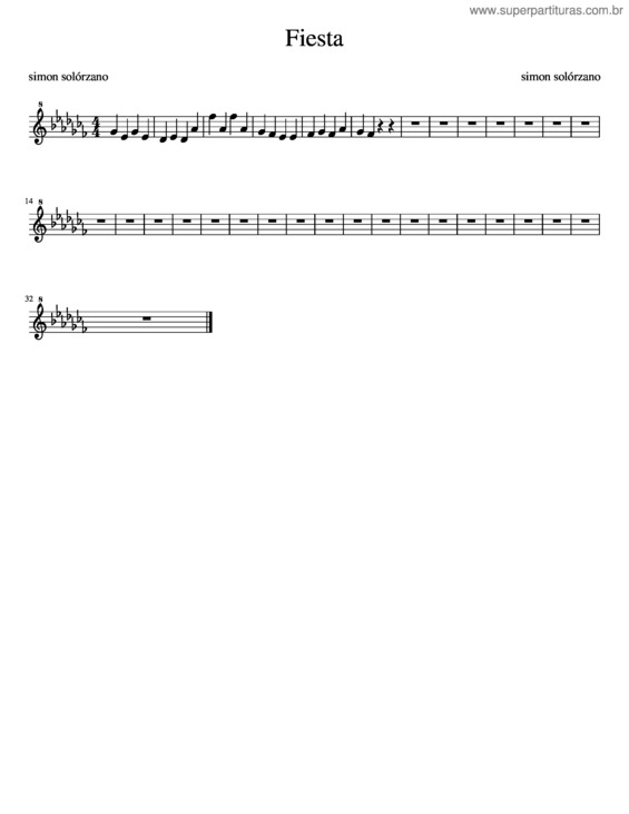 Partitura da música Fiesta v.15