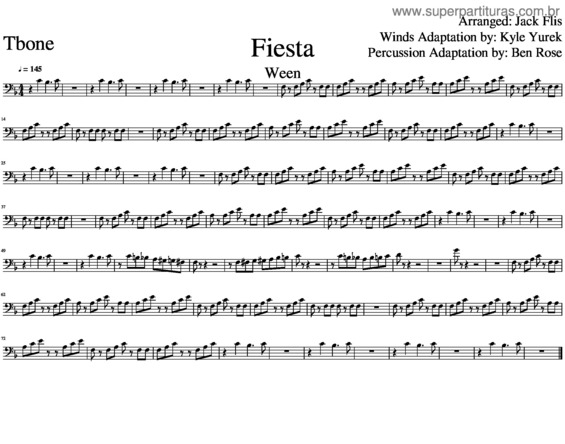 Partitura da música Fiesta v.9