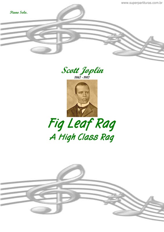 Partitura da música Fig Leaf Rag