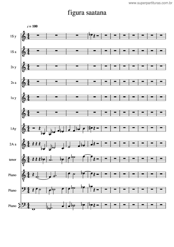 Partitura da música Figura Infinita
