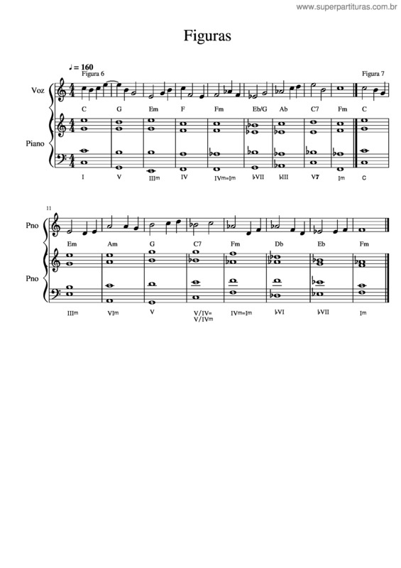 Partitura da música Figuras v.2