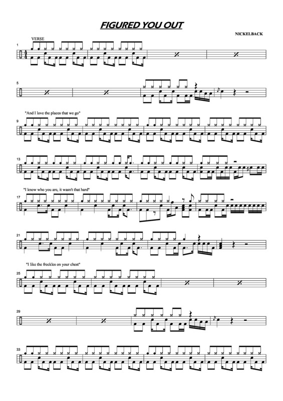 Partitura da música Figured You Out v.2