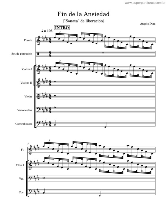 Partitura da música Fin De La Ansiedad