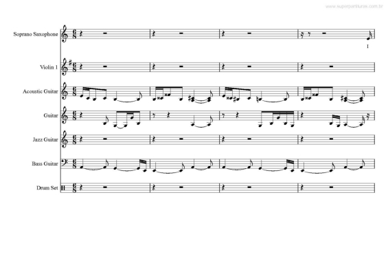 Partitura da música Final Goodbye