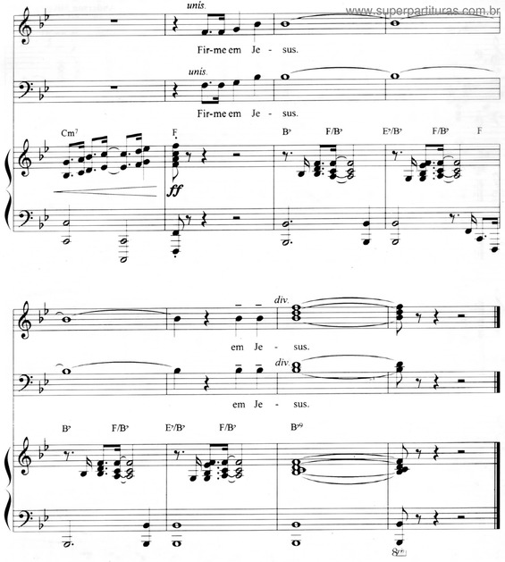 Partitura da música Firme Nas Promessas Pag 03