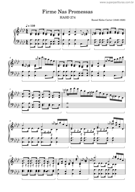 Partitura da música Firme Nas Promessas v.24