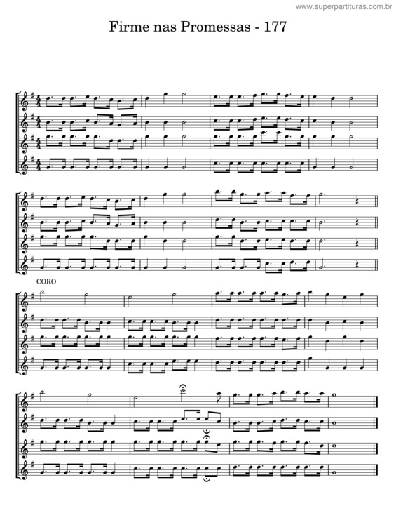 Partitura da música Firme Nas Promessas v.25