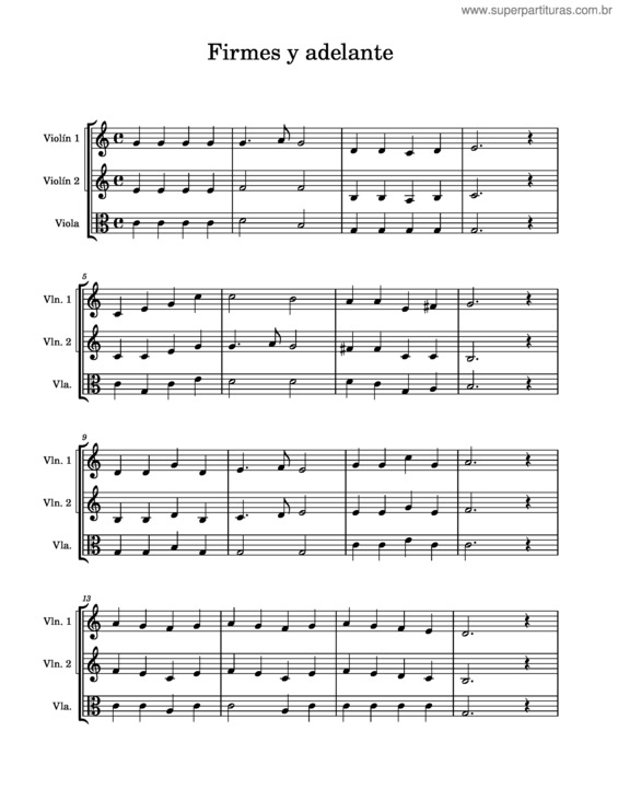 Partitura da música Firmes Y Adelante – Leomar Dos Santos Firmes_Y_Adelante
