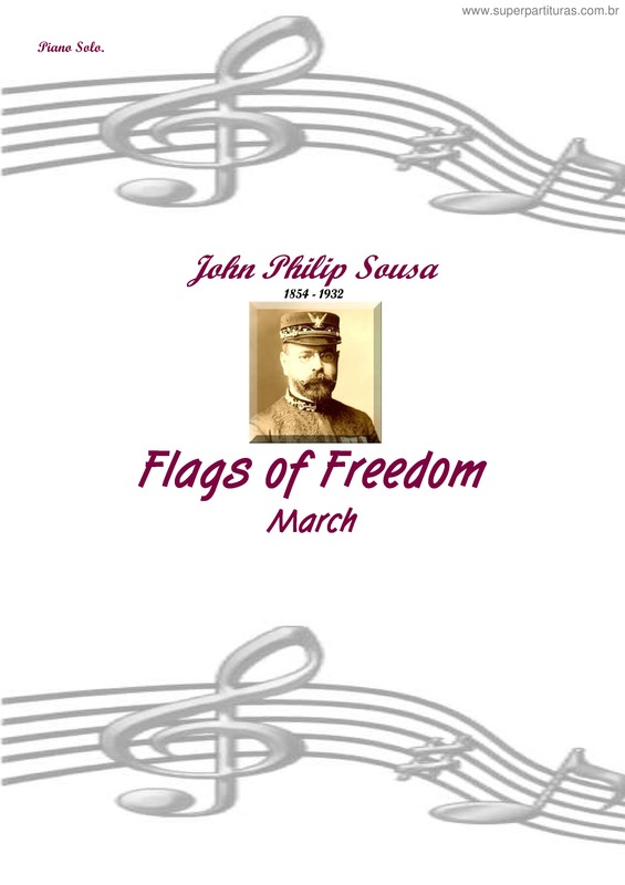Partitura da música Flags of Freedom