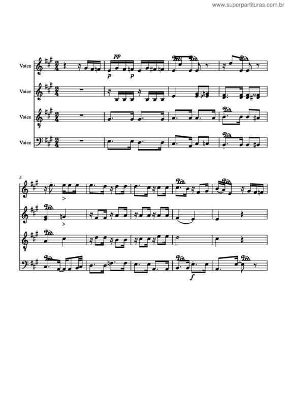 Partitura da música Flor Amorosa v.39