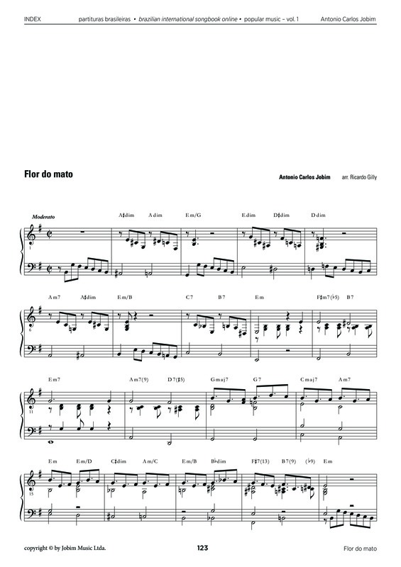 Partitura da música Flor do Mato v.2